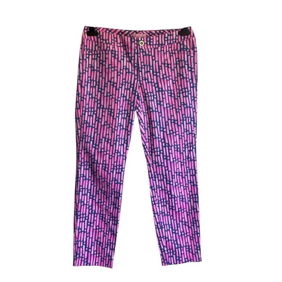 Lilly Pulitzer Kelly Ankle Pant Mandevilla Slathouse Stripe Size 6 NWOT - Picture 4 of 14